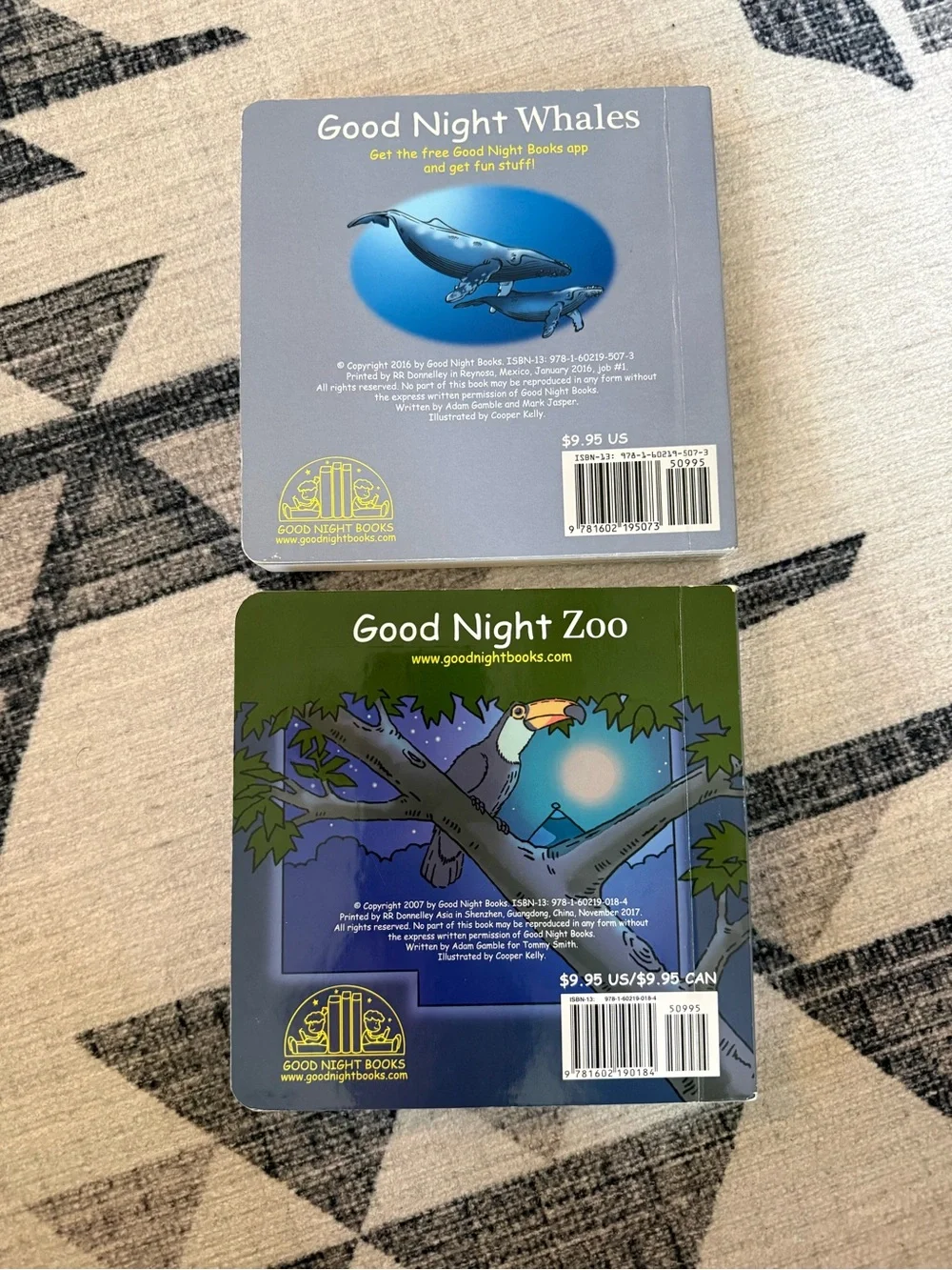 Good Night Books Bedtime Board Book Bundle - Set of 2
